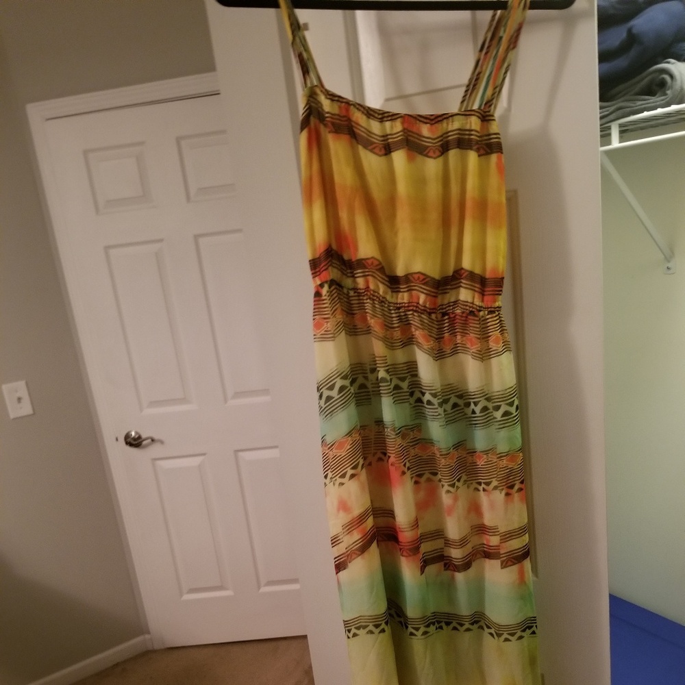Multi color spring dress